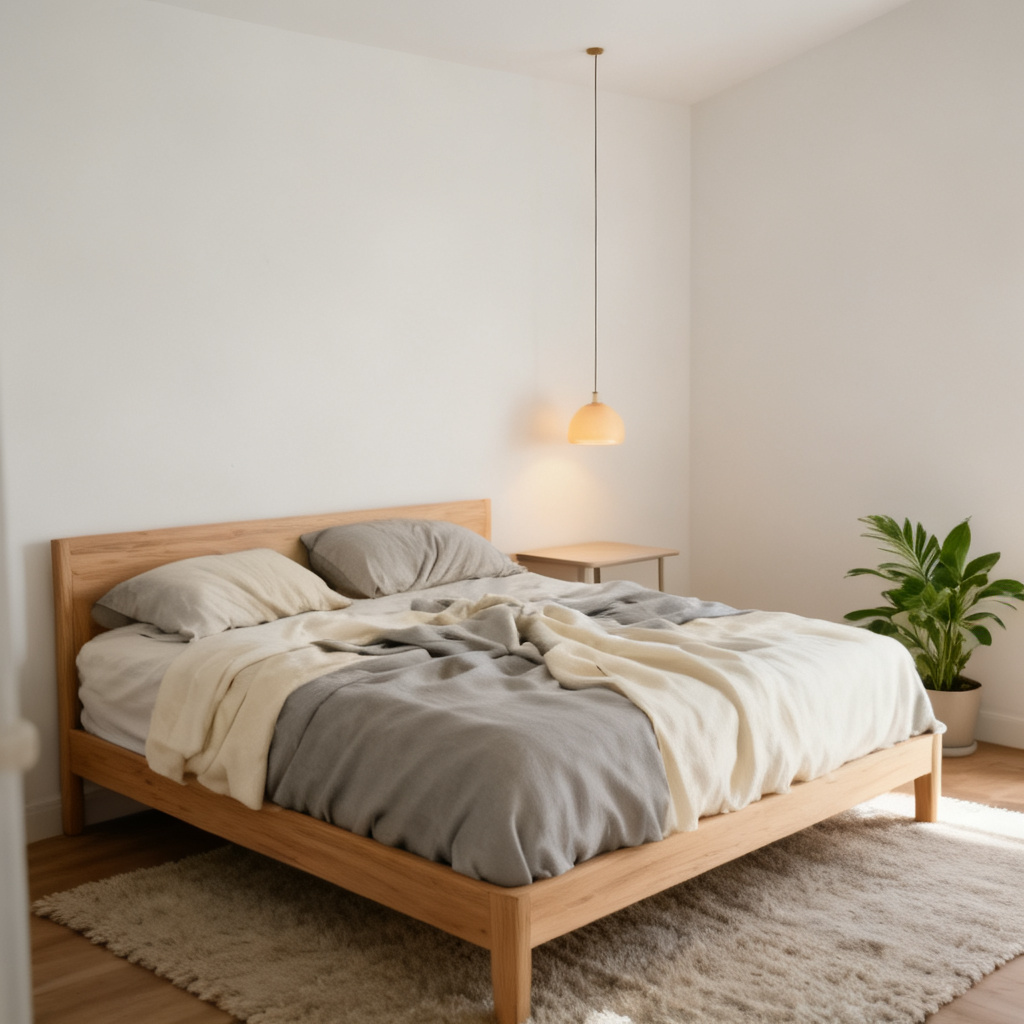 Bedroom after AI redesign